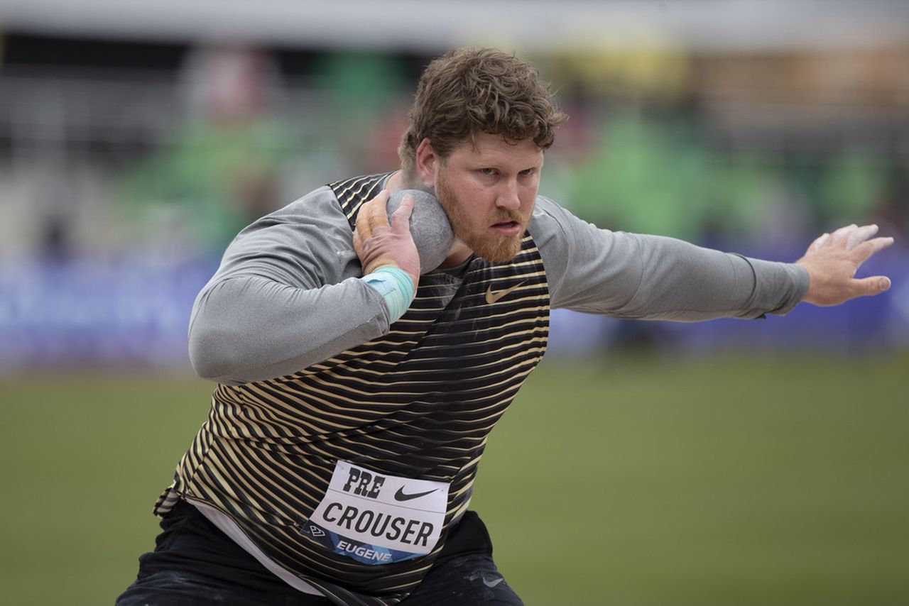Ryan Crouser wins shot put at Prefontaine Classic and is optimistic he has bigger throws to come