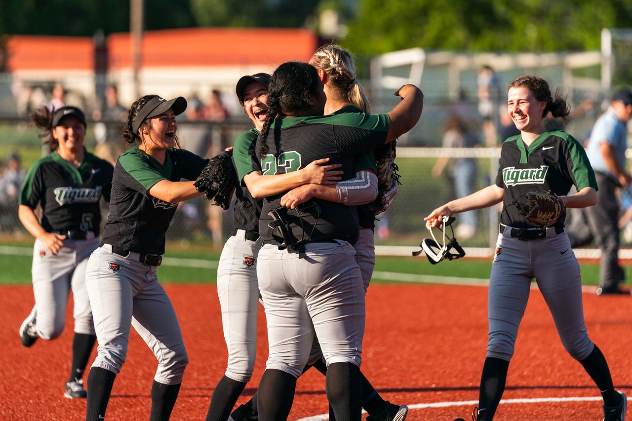 Softball: Hailey White’s 3 RBIs lead No. 1 Tigard to Class 6A state title game with 6-3 win over No. 4 McNary