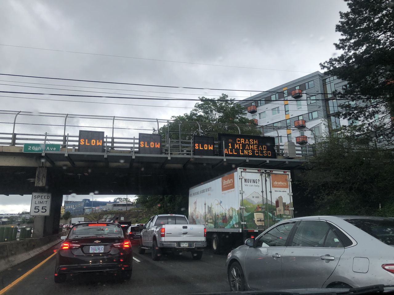 I-84 eastbound closed in Portland due to ‘police activity’