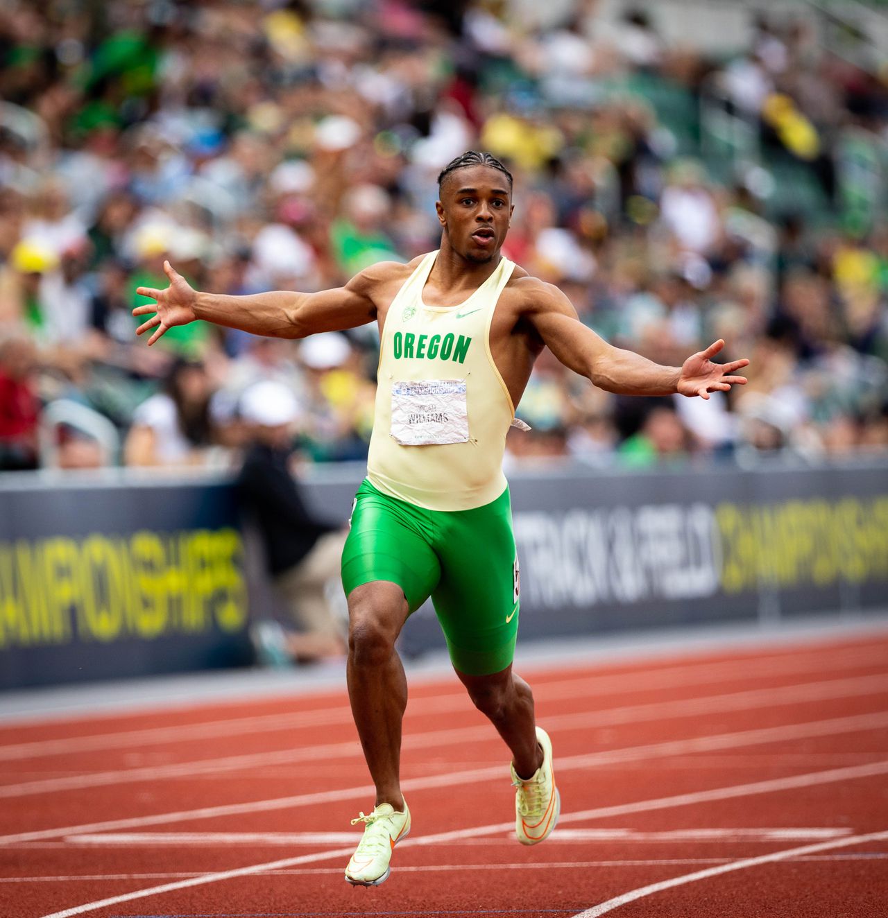 Micah Williams has established identity, can define his legacy at Oregon during NCAA track & field championships