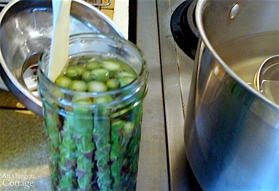 Pickling and Canning Asparagus_8-removing air bubbles