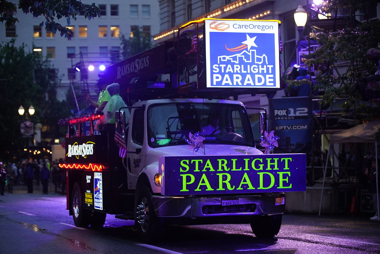 Rose Festival’s Starlight Parade returns to joyful crowd in streets of downtown Portland