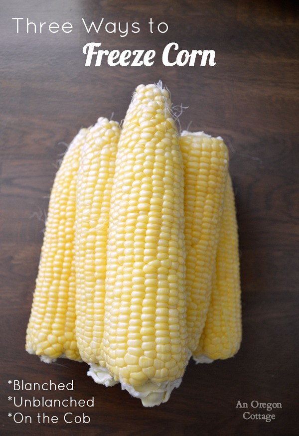 Three Ways to Freeze Corn - An Oregon Cottage
