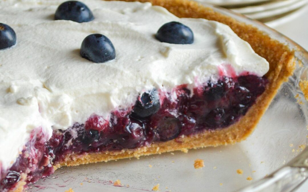 Blueberry Pie Recipe – No Bake & Low Sugar