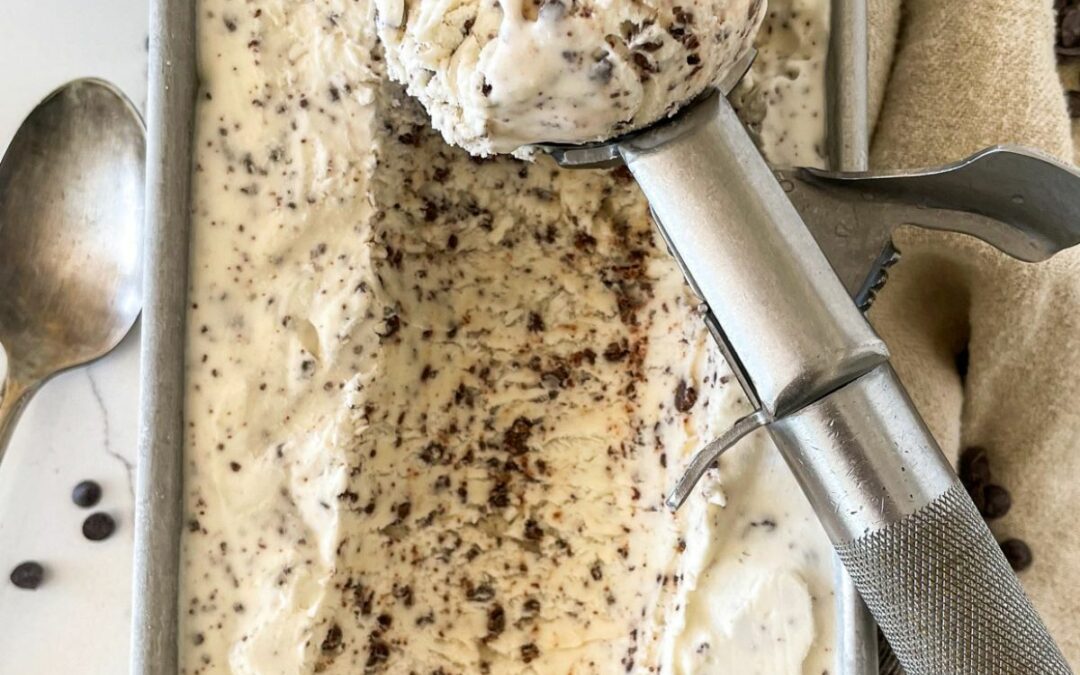 Incredible No-Churn Chocolate Chip Ice Cream (+ Mint Variation)