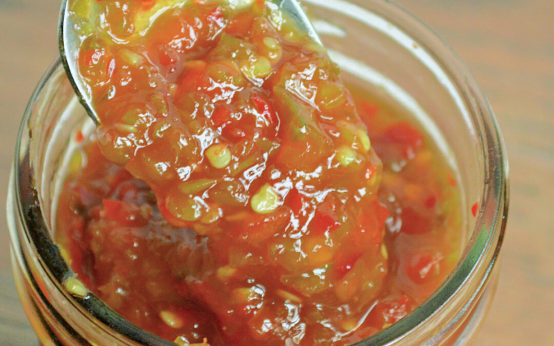Jalapeño Pepper Jelly for Canning or Freezing (Low Sugar, Honey Sweetened)
