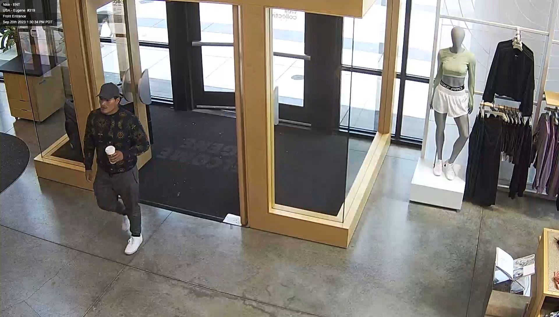 Suspect 2 from Jazzy Cafe inside Nike store