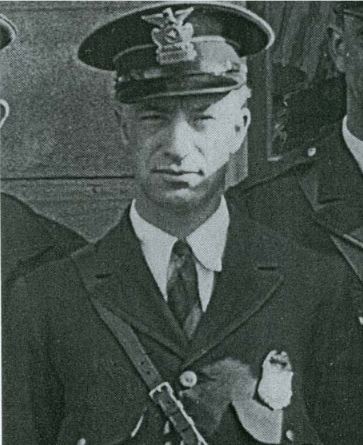 Officer Oscar Duley in his uniform